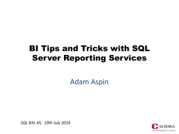 Scorecards and Dashboards with SQL Server Reporting Services
