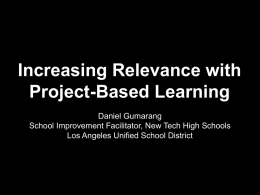Increasing Relevance with Project