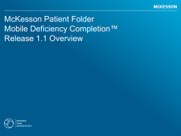 McKesson Patient Folder Mobile Media Capture™