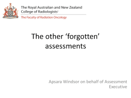 The other assessments
