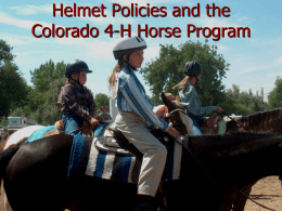 Helmet Policies and the Colorado 4