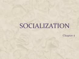 Socialization - Mr. Sich's Website