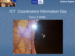 Technology Update - Sydney Region School ICT Website