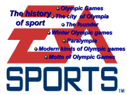 The history of sport