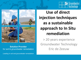 Dia 1 - Groundwater Technology