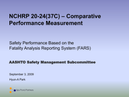 Hyun-A Park - Comparative Performance Measurement: Safety