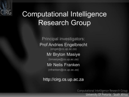Computational Intelligence Research Group