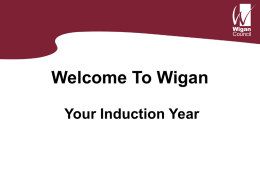 Your Induction Year - Wigan Schoolsonline
