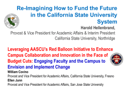 Fresno State’s Red Balloon Initiative AASCU’s Transforming