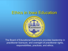 Professional Integrity - Keystone Area Education Agency