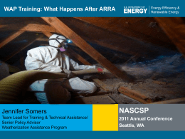 What Training_What Happens after ARRA