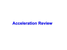 Acceleration Review - Ms. Cummings Homepage
