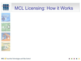 MCL Licensing: How it Works