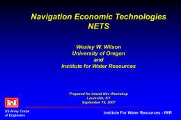 Navigation Economic Technologies