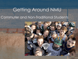 Getting Around NMU - Northern Michigan University