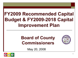 FY 2006-2007 Budget Process Overview