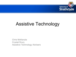 Assistive Technology - University of Strathclyde