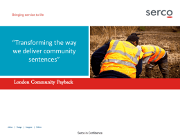 The Serco PowerPoint templates`