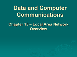 Chapter 15 - William Stallings, Data and Computer