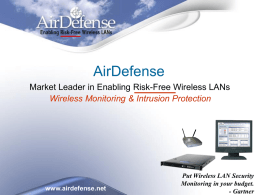 Best Practices for Wireless LAN Security & Operational Support