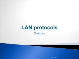 LAN protocols - University of Northampton