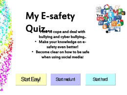 E-safety quiz - St James School, Exeter