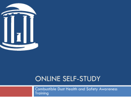 ONLINE SELF-STUDY - Environment, Health and Safety