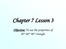 Chapter 7 Lesson 3 - Mrs.Lemons Geometry