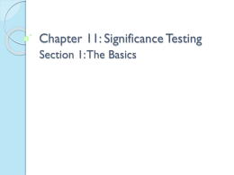 Chapter 10: Confidence Intervals