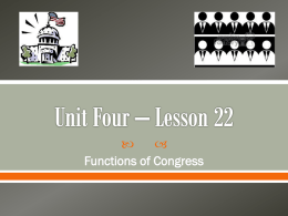 Unit Four – Lesson 22