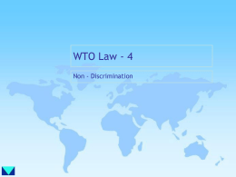 WTO Law