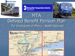 Long Island Rail Road Company Pension Plan & Plan for
