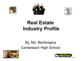 Real Estate Industry Profile