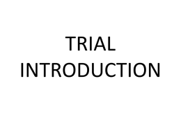 Trial Elements PowerPoint - BWSD