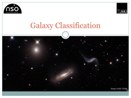 Galaxy Classification - National Schools' Observatory