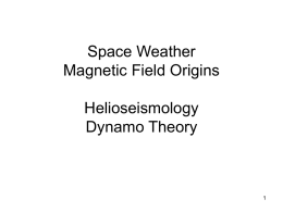 Space Weather Magnetic Field Origins