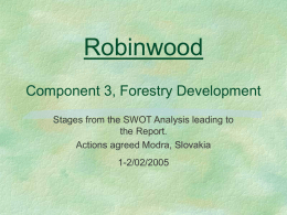 Component 3, Forestry Development