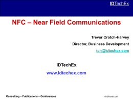 NFC - Near Field Communications