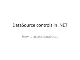 Data Binding in .NET