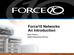Force10 Network Template