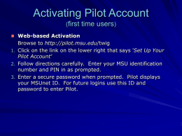 Pilot E-Mail