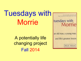 Tuesdays with Morrie - Pages