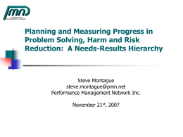 Performance Measurement including relationship between MAF