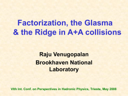 From Plasma to Glasma in Heavy Ion Collisions