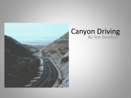 Canyon Driving