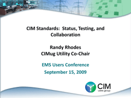 CIM Standards