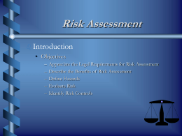Risk Assessment - Health and Safety Strategists