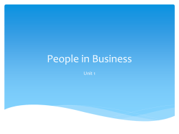 People in Business