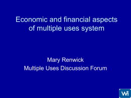 Economic and Financial Aspects
