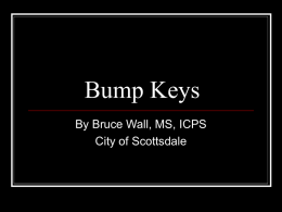 Bump Keys - Arizona Crime Prevention Association, Inc.